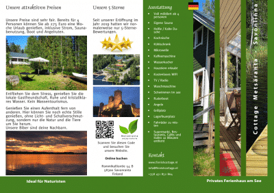 ferienhaus broschure